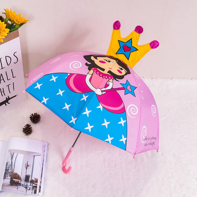 K. Kids' Cartoon Umbrella