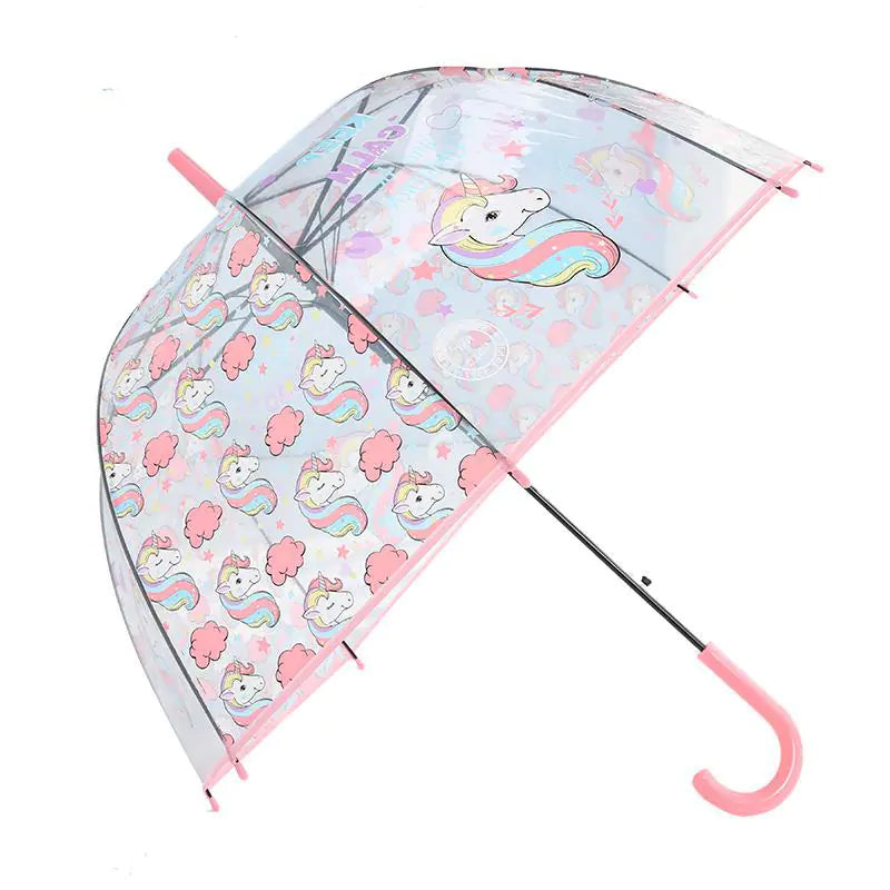 L. Unicorn Transparent Umbrella