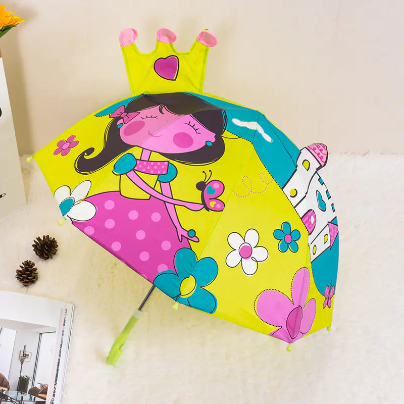 K. Kids' Cartoon Umbrella