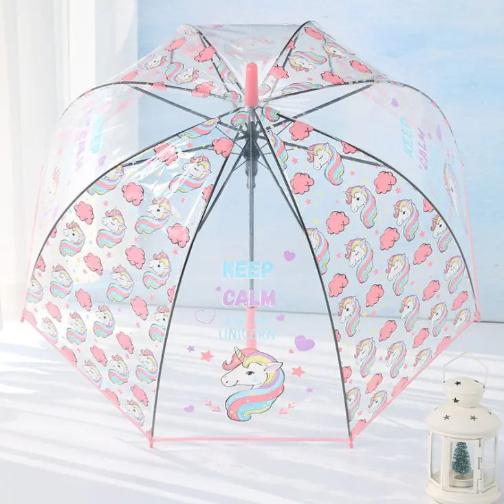 L. Unicorn Transparent Umbrella
