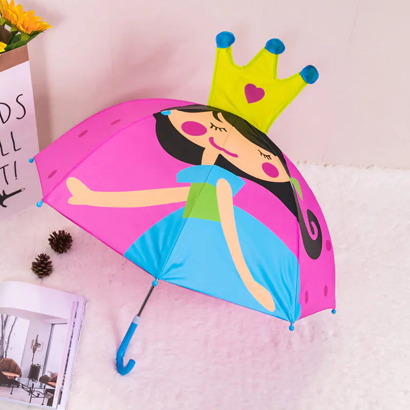 K. Kids' Cartoon Umbrella