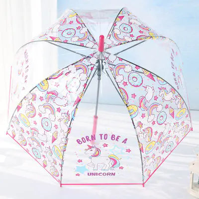 L. Unicorn Transparent Umbrella