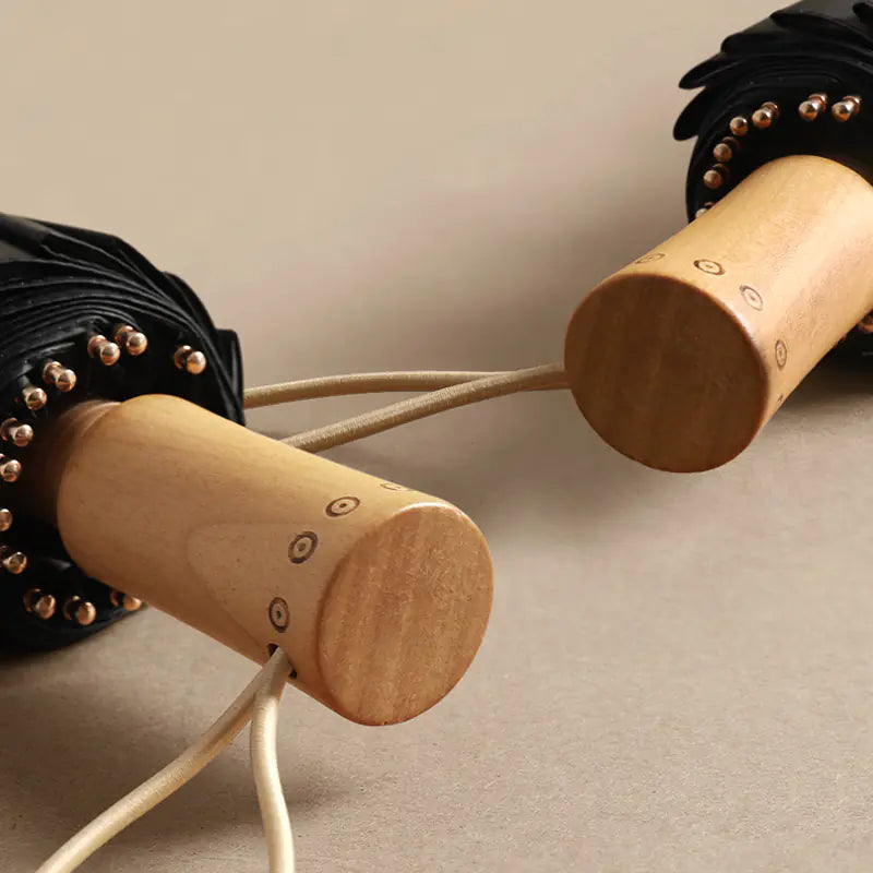 D. Retro Windproof UV-Resistant Umbrella