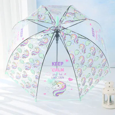 L. Unicorn Transparent Umbrella